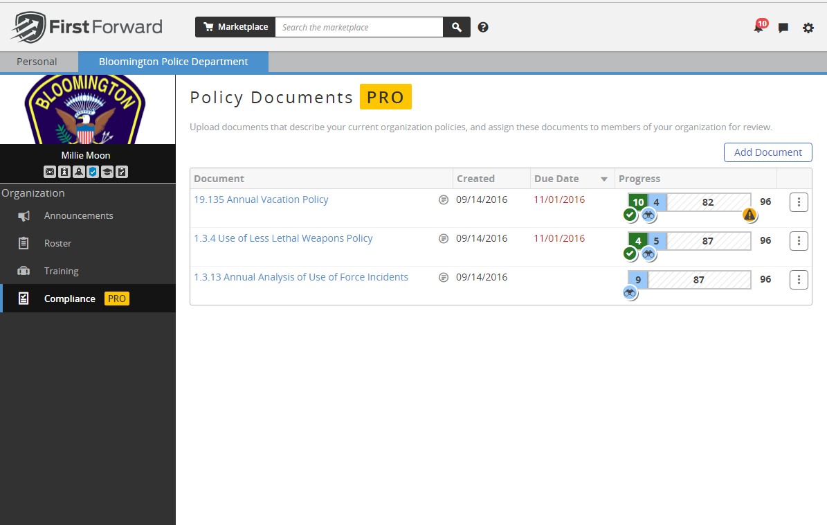 Policy and Compliance Documents