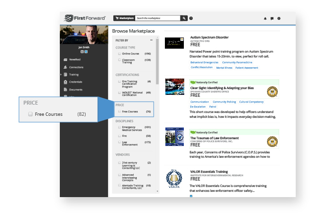 Find free courses on FirstForward!